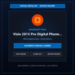 Microsoft Visio 2013 Pro Digital Phone Activation | Official Digital License
