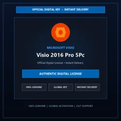 Microsoft Visio 2016 Pro 5Pc | Official Digital License | Buy Online