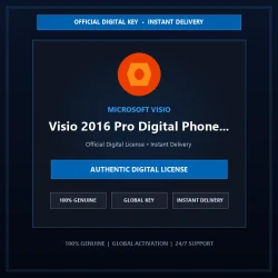 Microsoft Visio 2016 Pro Digital Phone Activation | Official Digital License