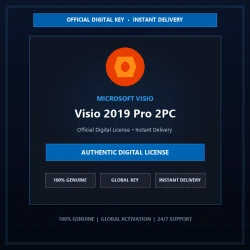Microsoft Visio 2019 Pro 2PC | Official Digital License