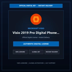 Microsoft Visio 2019 Pro Digital Phone Activation | Official Digital License