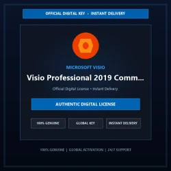 Microsoft Visio Professional 2019 Commercial Volume License (MAK) 500 user | Off