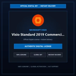 Microsoft Visio Standard 2019 Commercial Volume License (MAK) 500 user | Officia
