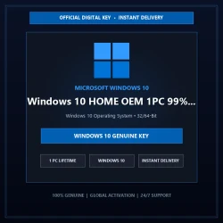 Microsoft Windows 10 HOME OEM 1PC 99% High Quality (Warranty: 90 day) | Offic