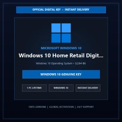 Microsoft Windows 10 Home Retail Digital Phone Activation | Official Digital