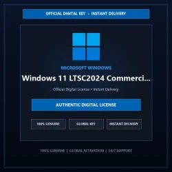 Microsoft Windows 11 LTSC2024 Commercial Volume License (MAK) 20PC | Official Di