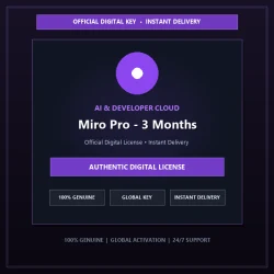 Miro Pro - 3 Months | Official Digital License