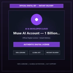 Muse AI Account — 1 Billion Tokens | Official Digital License