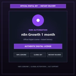 n8n Growth 1 month | Official Digital License