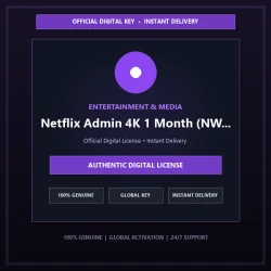 Netflix Admin 4K 1 Month (NW) | Official Digital License