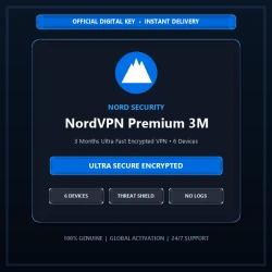 NordVPN Premium 3 Months High-Speed Secure VPN | Multi-Device