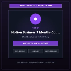 Notion Business 3 Months Coupon | Official Digital License