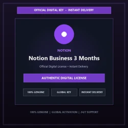 Notion Business 3 Months | Official Digital License