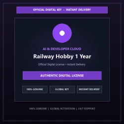 Railway Hobby 1 Year | Official Digital License
