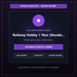 Railway Hobby 1 Year (Standard Access) | Official Digital License