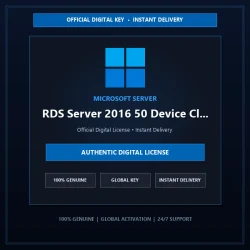RDS Server 2016 50 Device Client Access License (CAL) | Official Digital License