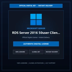 RDS Server 2016 50user Client Access License (CAL) | Official Digital License