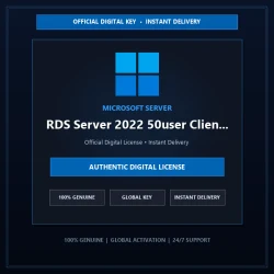 RDS Server 2022 50user Client Access License (CAL) | Official Digital License