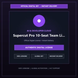 Supercut Pro 10-Seat Team License 1 Year (Standard Access) | Official Digital Li