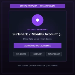 Surfshark 2 Months Account (FW) | Official Digital License