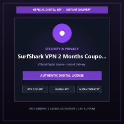 SurfShark VPN 2 Months Coupon | Official Digital License