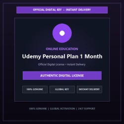 Udemy Personal Plan 1 Month | Official Digital License