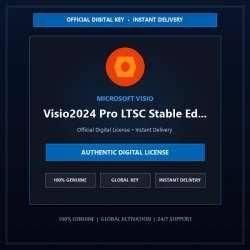Visio2024 Pro LTSC Stable Edition Volume License (020 ) Digital Phone Activation