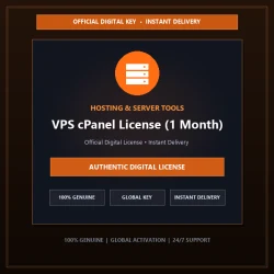 VPS cPanel License (1 Month) | Official Digital License