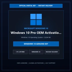 Windows 10 / 11 Pro OEM Activation Key (1 PC) | Budget Edition - 30 Days Warranty