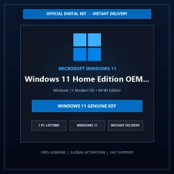 Windows 11 Home Edition OEM (1 PC) | Instant Digital License Key