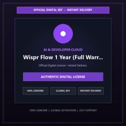 Wispr Flow 1 Year (Full Warranty) | Official Digital License