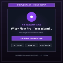 Wispr Flow Pro 1 Year (Standard Access) | Official Digital License