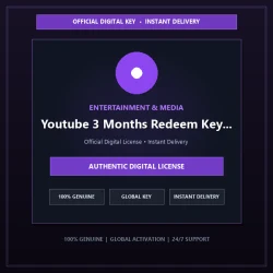 Youtube 3 Months Official Redeem Key (FW) | Official Digital License